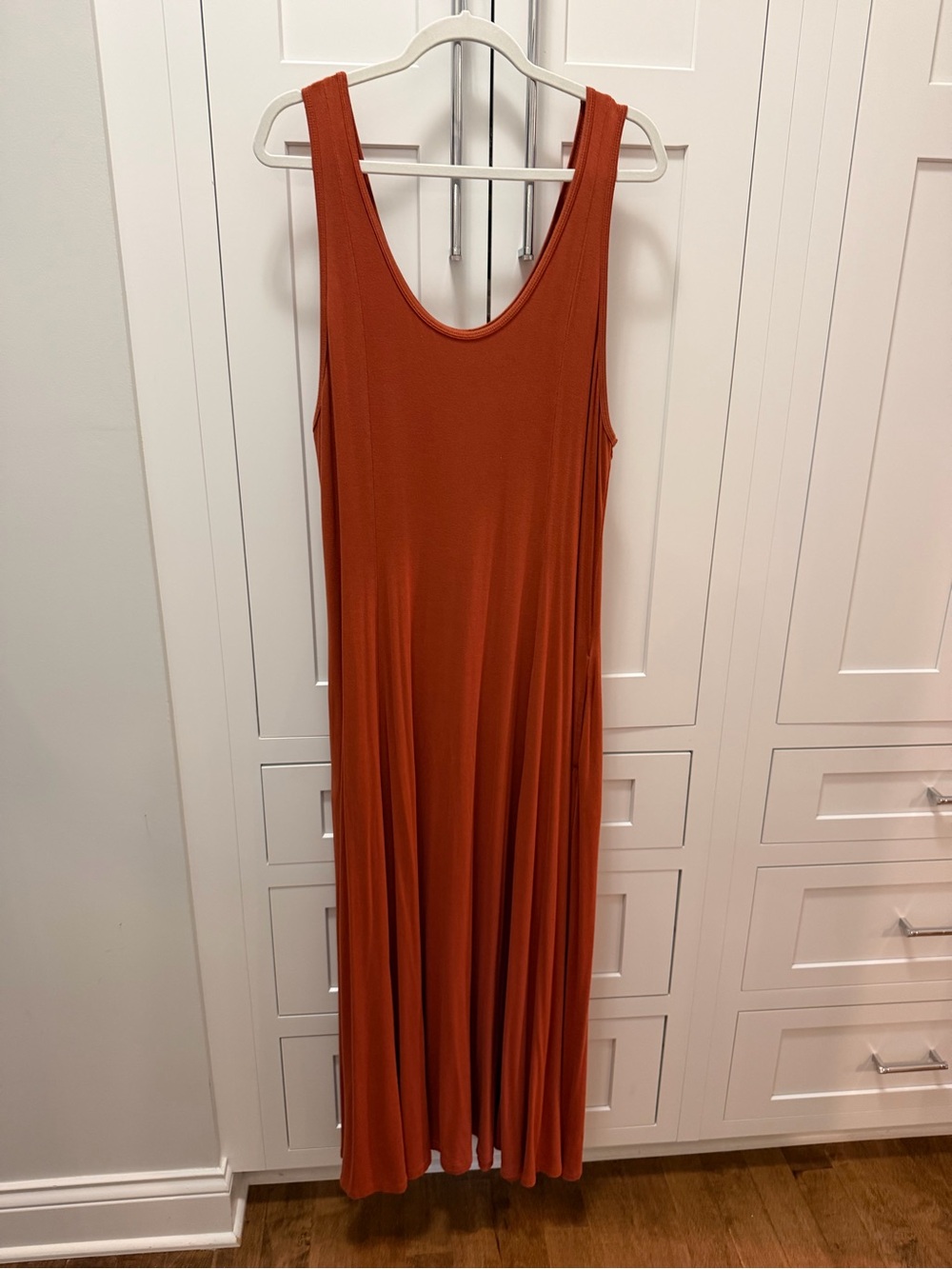 Ava & Viv 1x Sleeveless Maxi Dress in Rust